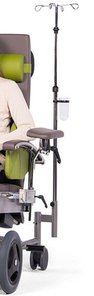 Infusionsstange mit Halterung