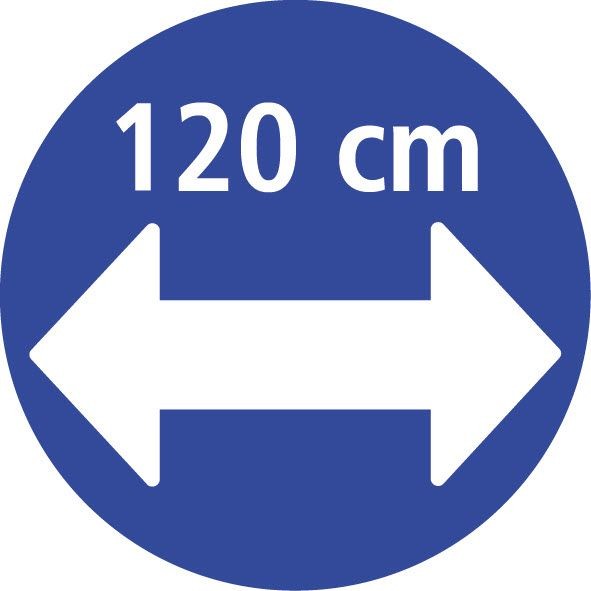 Larghezza del rivestimento 120 cm