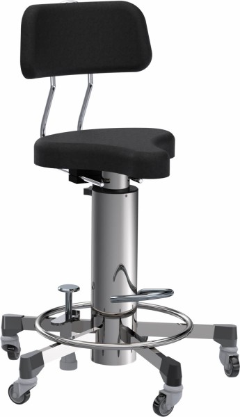 OP chair Hydromat with saddle seat and backrest