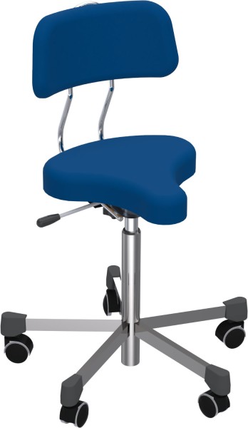 Fauteuil de thérapie avec siège en forme de selle et dossier