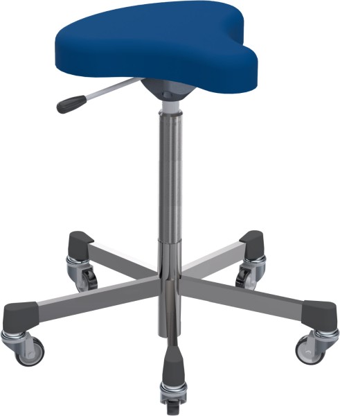 Therapy chair with saddle seat