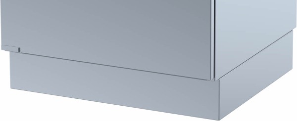 Surcharge for warming cabinet with plinth