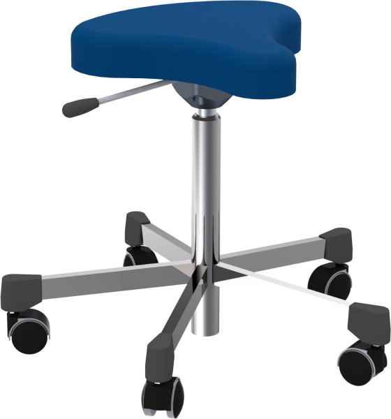 Therapy chair with saddle seat