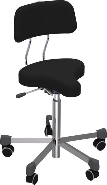 Fauteuil confort chirurgical avec siège en forme de selle et dosseret